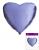 Серце в упаковці 18" (45х45см) бузкове FLEXMETAL