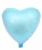 Сердце(мини) 9 дюймов(24х25см) голубое Китай